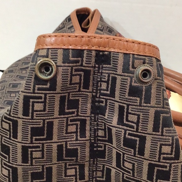 Vtg L.A.M.B. Large fabric/leather tote bag - Picture 7 of 12